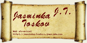 Jasminka Toškov vizit kartica
